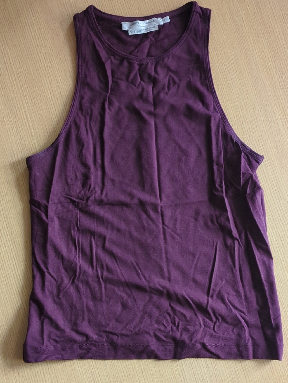 Simons Plum Sleeveless Tank Top